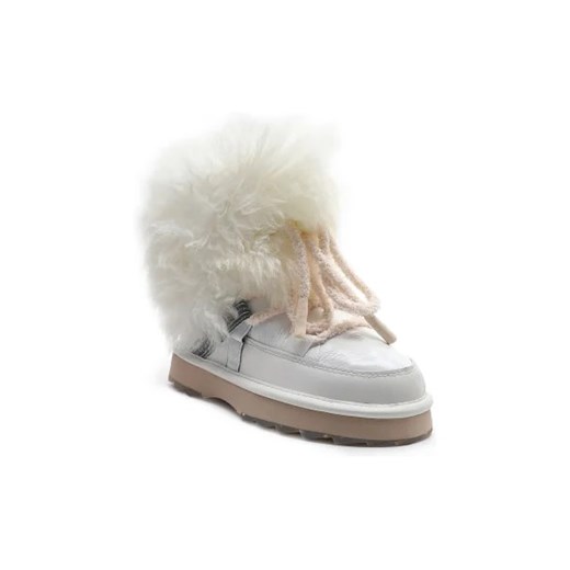 EMU Australia Skórzane śniegowce Blurred Glossy | z dodatkiem wełny ze sklepu Gomez Fashion Store w kategorii Śniegowce damskie - zdjęcie 173113946