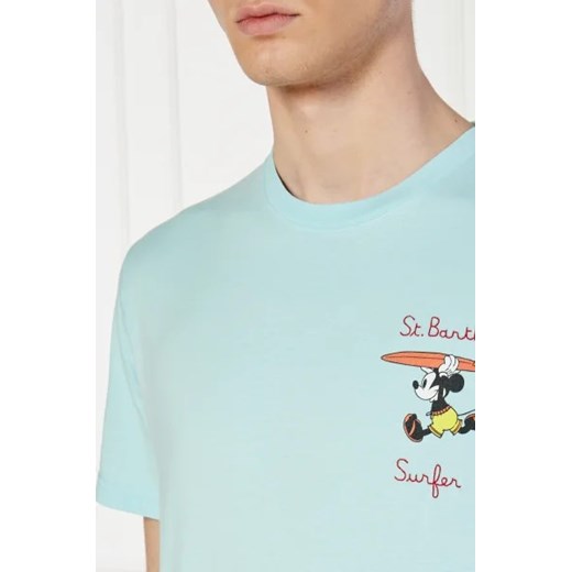 T-shirt męski St.barth z bawełny z krótkim rękawem