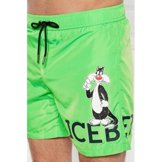 Iceberg Szorty kąpielowe ICEBERG X LOONEY TUNES | Regular Fit Iceberg XL Gomez Fashion Store