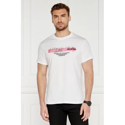 GUESS T-shirt | Regular Fit ze sklepu Gomez Fashion Store w kategorii T-shirty męskie - zdjęcie 173115249