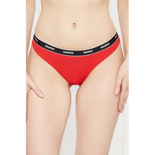 Hugo Bodywear Stringi THONG ze sklepu Gomez Fashion Store w kategorii Majtki damskie - zdjęcie 173115297