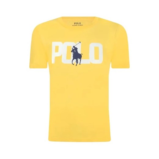 T-shirt chłopięce żółty Polo Ralph Lauren 