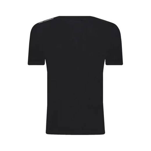 T-shirt chłopięce czarny Karl Lagerfeld 