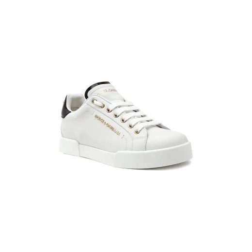 Dolce & Gabbana Skórzane trampki Dolce & Gabbana 39 Gomez Fashion Store promocja