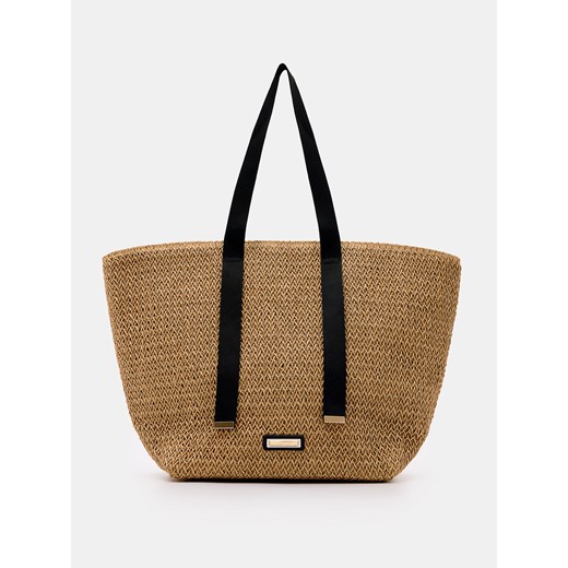 Mohito - Letnia torebka - beżowy ze sklepu Mohito w kategorii Torby Shopper bag - zdjęcie 173116675