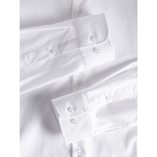Reserved - Bawełniana koszula slim fit - biały Reserved S Reserved
