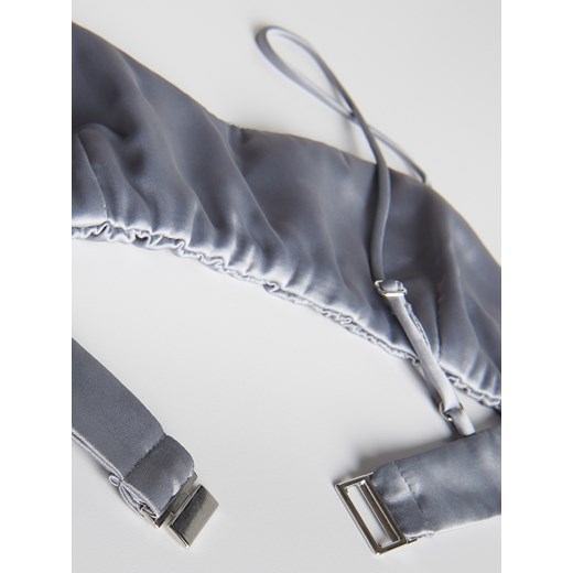 Reserved - Satynowy top bralette - szary Reserved M Reserved