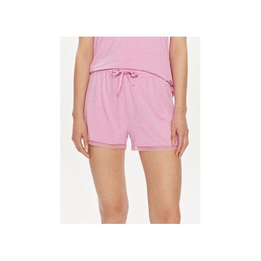 Tommy Hilfiger Szorty piżamowe UW0UW05289 Różowy Regular Fit ze sklepu MODIVO w kategorii Piżamy damskie - zdjęcie 173119895