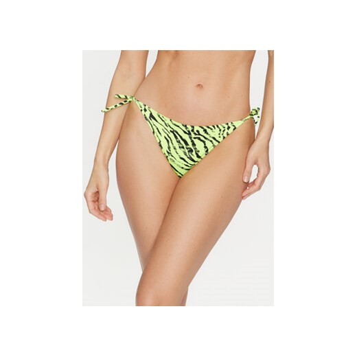 Calvin Klein Swimwear Dół od bikini KW0KW02336 Zielony ze sklepu MODIVO w kategorii Stroje kąpielowe - zdjęcie 173119957