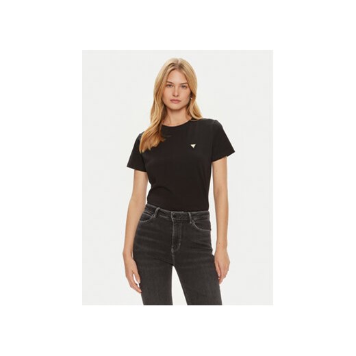 Guess T-Shirt V4YI09 J1314 Czarny Regular Fit ze sklepu MODIVO w kategorii Bluzki damskie - zdjęcie 173120087