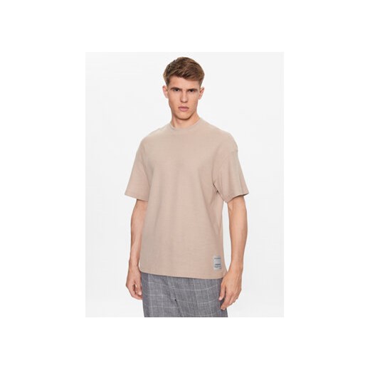 Jack&Jones T-Shirt Frame 12229590 Beżowy Loose Fit ze sklepu MODIVO w kategorii T-shirty męskie - zdjęcie 173120137