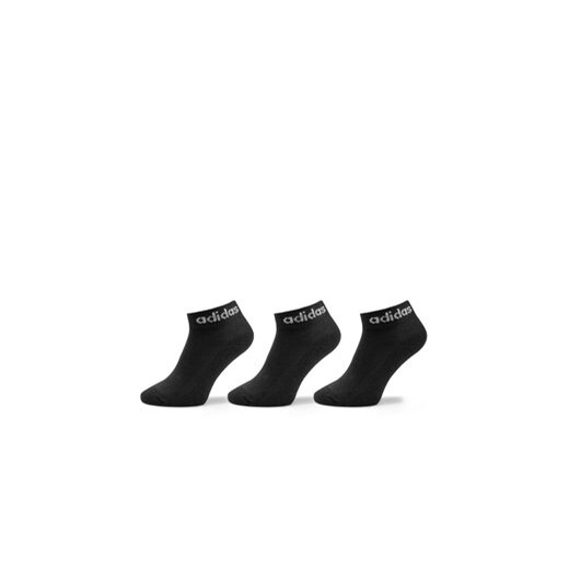 adidas Skarpety Niskie Unisex Linear Ankle Socks Cushioned Socks 3 Pairs IC1303 Czarny ze sklepu MODIVO w kategorii Skarpetki damskie - zdjęcie 173120155