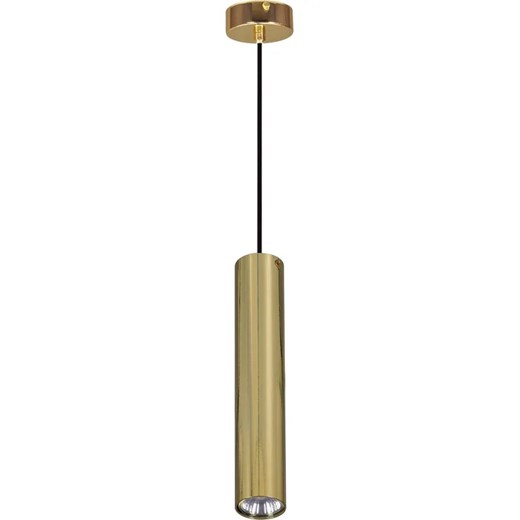 Złota lampa wisząca nad wyspę tuba - S968-Horta Lumes One Size Edinos.pl