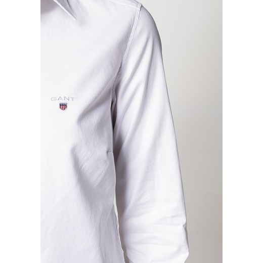 Gant Bluzka white zalando  bez wzorów/nadruków