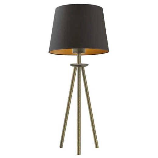 Elegancka lampka nocna na złotym stelażu M7-W51 ze sklepu Edinos.pl w kategorii Lampy stołowe - zdjęcie 173122178