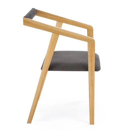 Nowoczesne tapicerowane welurem krzesło w kolorze dębu - Rutox Elior One Size Edinos.pl