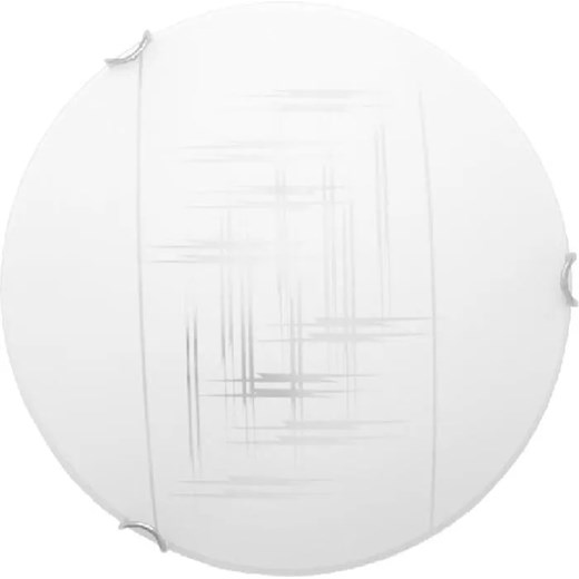 Szklany okrągły plafon sufitowy 30 cm - S927-Irda ze sklepu Edinos.pl w kategorii Lampy sufitowe - zdjęcie 173122397