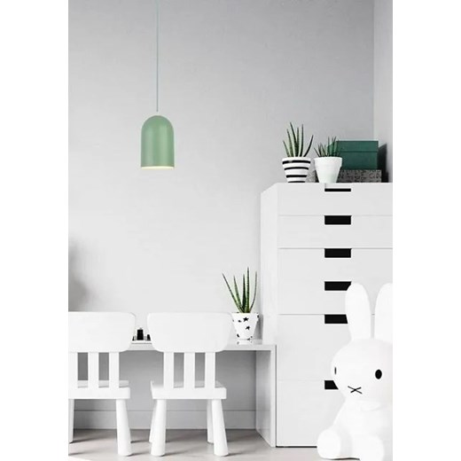 Zielona pastelowa lampa długa nad stół - V015-Suvio Lumes One Size Edinos.pl