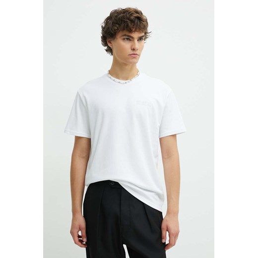 Hollister Co. t-shirt męski kolor biały z nadrukiem ze sklepu ANSWEAR.com w kategorii T-shirty męskie - zdjęcie 173123377