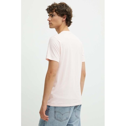 Hollister Co. t-shirt bawełniany męski kolor różowy gładki KI324-4089 Hollister Co. XS ANSWEAR.com