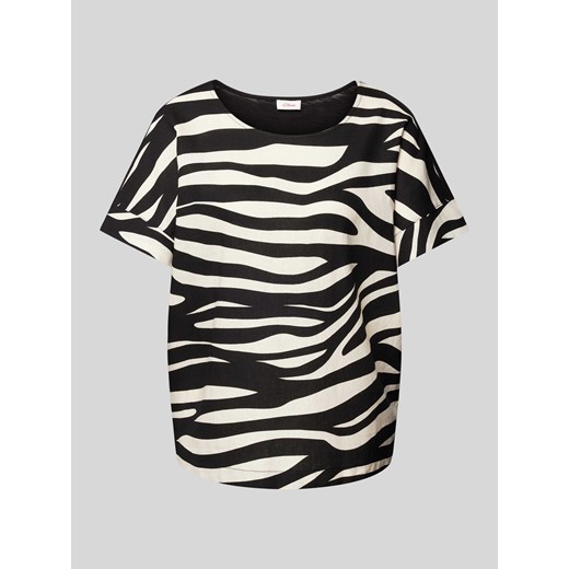 T-shirt z okrągłym dekoltem ze sklepu Peek&Cloppenburg  w kategorii Bluzki damskie - zdjęcie 173124177