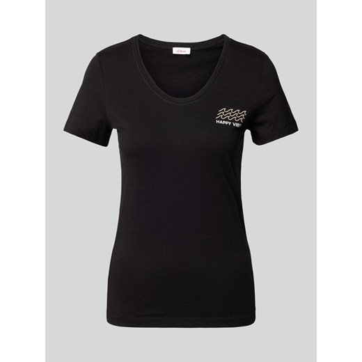 T-shirt z nadrukowanym motywem ze sklepu Peek&Cloppenburg  w kategorii Bluzki damskie - zdjęcie 173124198
