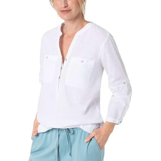 Timezone Bluzka w kolorze białym ze sklepu Limango Polska w kategorii Bluzki damskie - zdjęcie 173124327