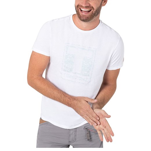 Timezone Koszulka w kolorze białym ze sklepu Limango Polska w kategorii T-shirty męskie - zdjęcie 173124489