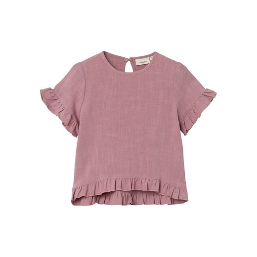 Lil Atelier Koszulka &quot;Dolie&quot; w kolorze szaroróżowym ze sklepu Limango Polska w kategorii Bluzki dziewczęce - zdjęcie 173124759
