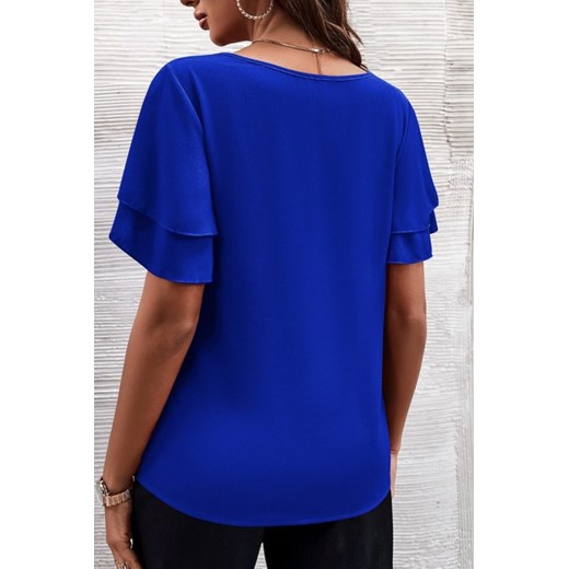 Bluzka ROFIELDA BLUE S/M okazyjna cena Ivet Shop