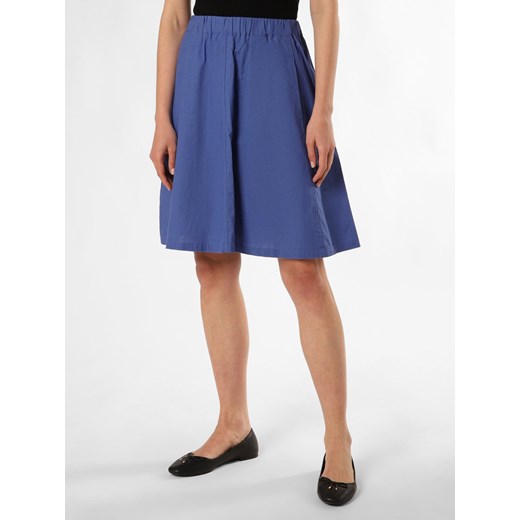 Franco Callegari Spódnica damska z zawartością lnu Kobiety len niebieski jednolity ze sklepu vangraaf w kategorii Spódnice - zdjęcie 173128829