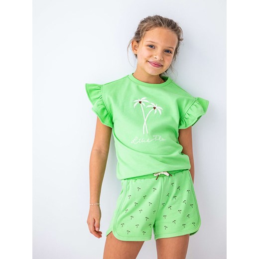 Like Flo Koszulka w kolorze zielonym ze sklepu Limango Polska w kategorii Bluzki dziewczęce - zdjęcie 173130518