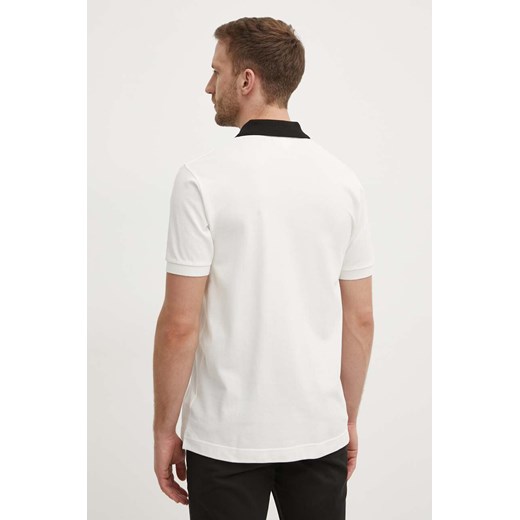 T-shirt męski Lacoste biały casual z krótkim rękawem 