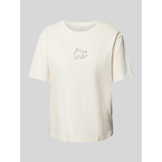 T-shirt z nadrukowanym motywem ze sklepu Peek&Cloppenburg  w kategorii Bluzki damskie - zdjęcie 173134408