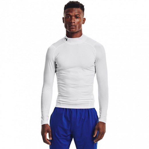 Męski longsleeve treningowy UNDER ARMOUR UA HG Armour Comp Mock LS ze sklepu Sportstylestory.com w kategorii T-shirty męskie - zdjęcie 173134617