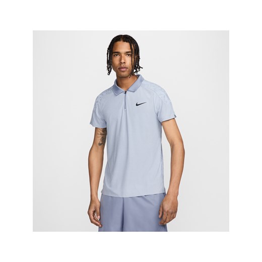 Męska koszulka polo do tenisa Dri-FIT ADV Nike Slam - Niebieski ze sklepu Nike poland w kategorii T-shirty męskie - zdjęcie 173134638