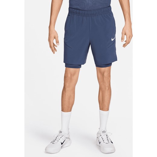 Męskie spodenki tenisowe Dri-FIT NikeCourt Slam - Niebieski ze sklepu Nike poland w kategorii Spodenki męskie - zdjęcie 173134647