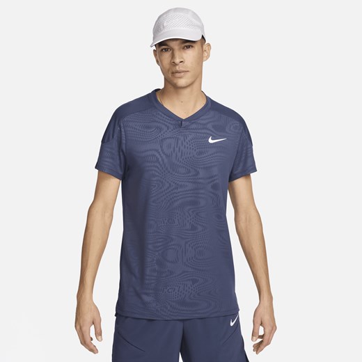 Męska koszulka do tenisa Dri-FIT NikeCourt Slam - Niebieski Nike XS Nike poland