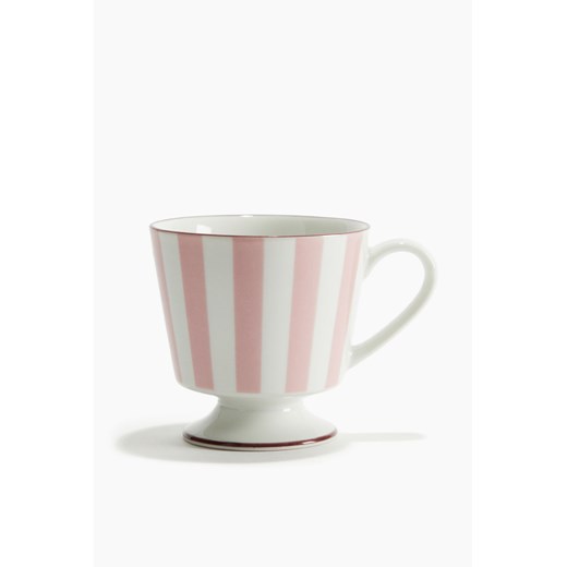 H & M - Porcelanowy kubek na nóżce - Różowy H & M One Size H&M