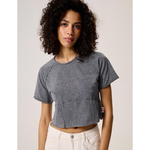 Koszulka HAYDA Szary XS ze sklepu Diverse w kategorii Bluzki damskie - zdjęcie 173135947