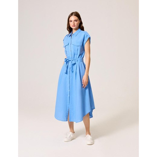 Sukienka BALLINA Niebieski XS ze sklepu Diverse w kategorii Sukienki - zdjęcie 173136056