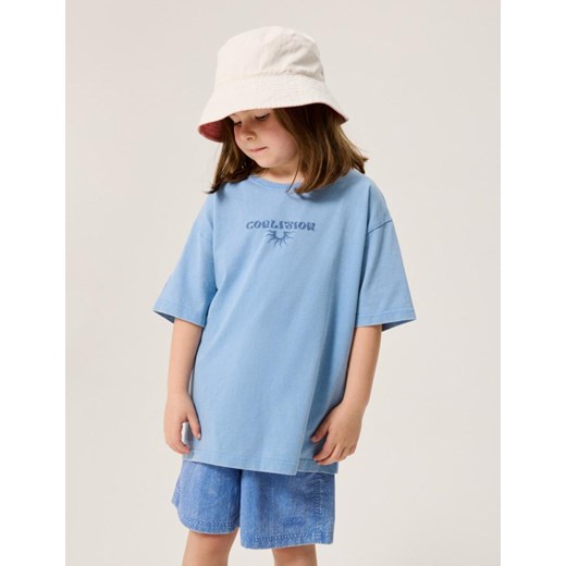 Koszulka CLTN K 0824 Niebieski 122-128 ze sklepu Diverse w kategorii T-shirty chłopięce - zdjęcie 173136085