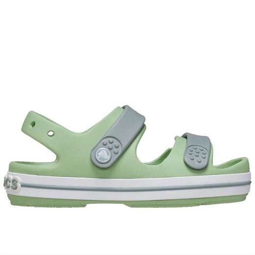 Sandały Crocs Crocband Cruiser Sandal 209423-3WD - zielone ze sklepu streetstyle24.pl w kategorii Sandały dziecięce - zdjęcie 173136086