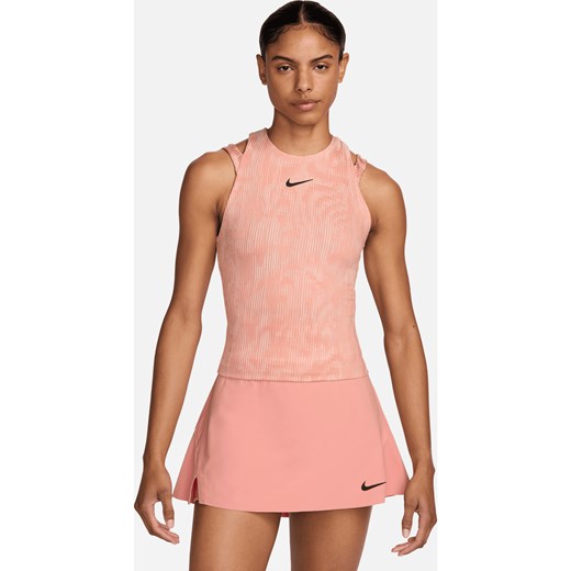 Damska koszulka tenisowa bez rękawów Dri-FIT NikeCourt Slam - Różowy ze sklepu Nike poland w kategorii Bluzki damskie - zdjęcie 173136138