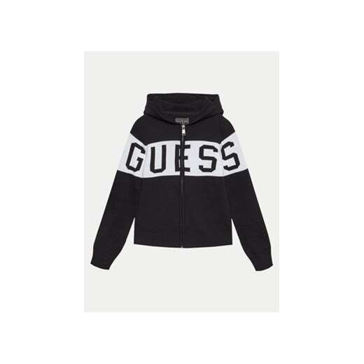 Guess Sweter L4YR01 Z2HH0 Czarny Regular Fit ze sklepu MODIVO w kategorii Bluzy chłopięce - zdjęcie 173136646
