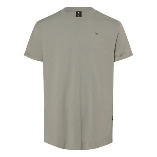G-Star RAW Koszulka męska - Lash Mężczyźni Bawełna miętowy jednolity ze sklepu vangraaf w kategorii T-shirty męskie - zdjęcie 173137139
