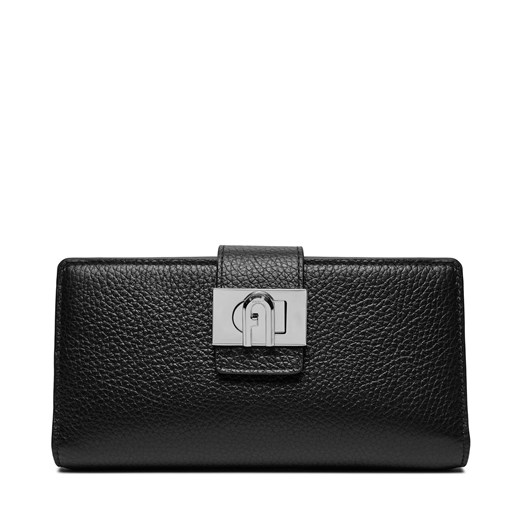 Duży Portfel Damski Furla 1927 Continental Wallet Bifold Soft WP00425-HSF000-O6000-1007 Czarny ze sklepu eobuwie.pl w kategorii Portfele damskie - zdjęcie 173137796