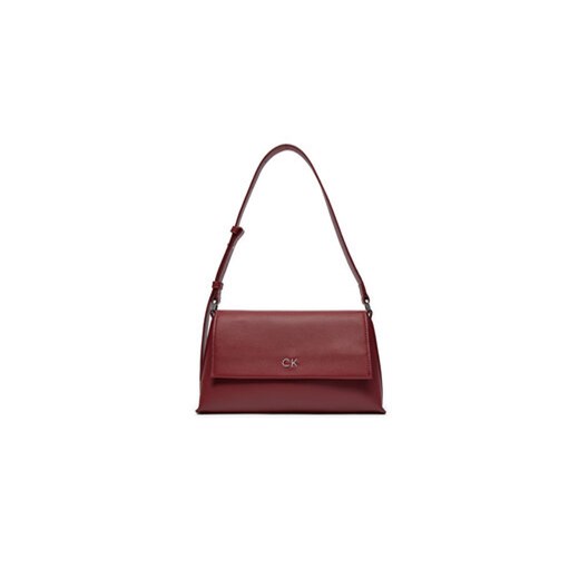 Calvin Klein Torebka Ck Daily Shoulder Bag Pebble K60K612139 Czerwony ze sklepu MODIVO w kategorii Listonoszki - zdjęcie 173138825