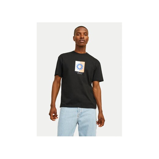 Jack&Jones T-Shirt Jormarbella 12255569 Czarny Relaxed Fit ze sklepu MODIVO w kategorii T-shirty męskie - zdjęcie 173138827