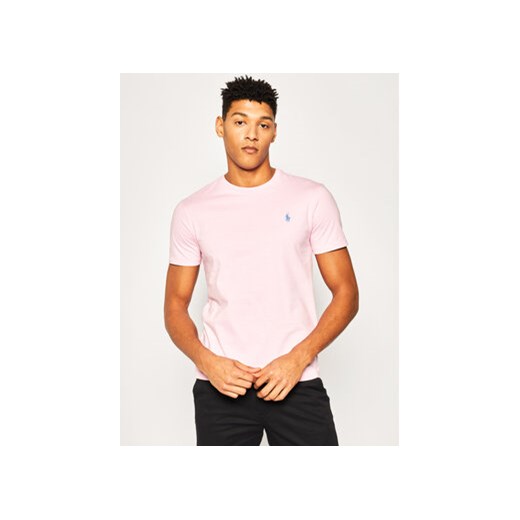Polo Ralph Lauren T-Shirt 710671438 Różowy Custom Slim Fit ze sklepu MODIVO w kategorii T-shirty męskie - zdjęcie 173138859